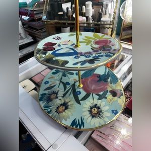 70th anniversary Alice in Wonderland-Mary Blair two tiered tray.